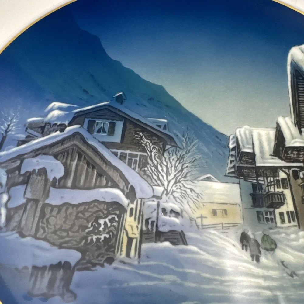 3 Rosenthal Weihnachtsteller Collector‎ Plates 1970, 1971, 1972